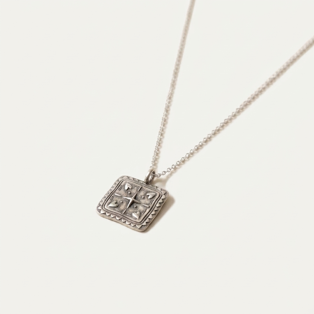 Free Gift - Four Corners Of Love Necklace (Pewter) - Lisa Leonard Designs