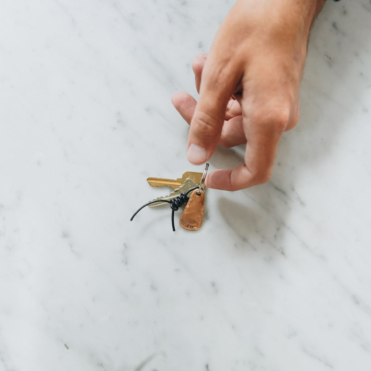 Hold Fast Key Ring (Brass)