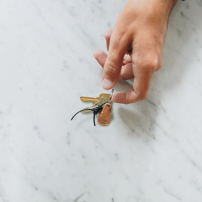 Hold Fast Key Ring (Brass)