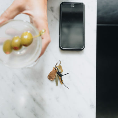 Hold Fast Key Ring (Brass)