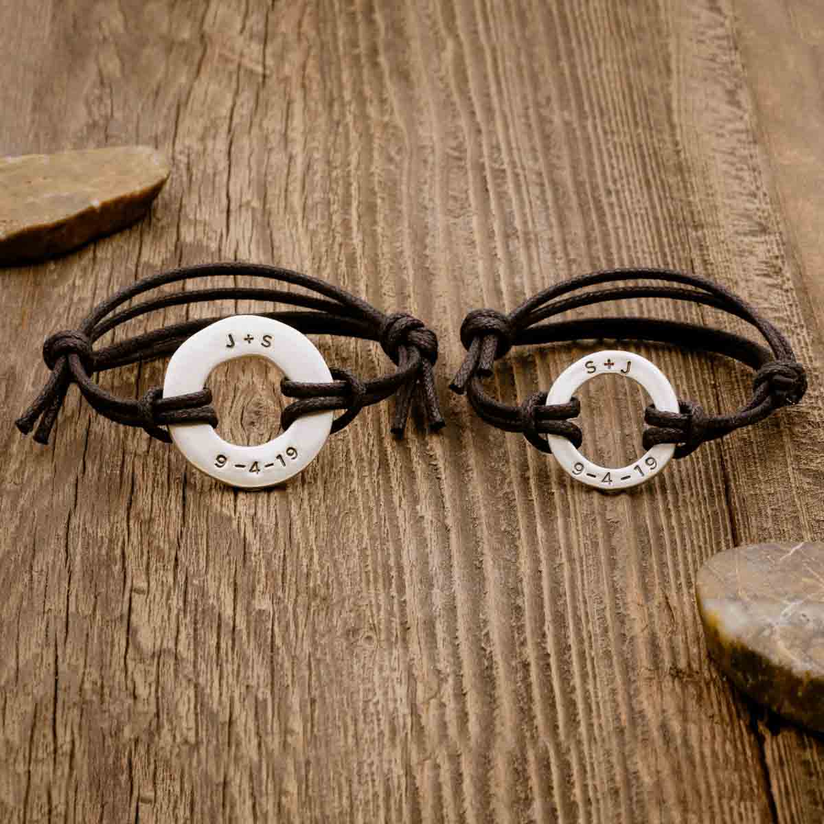 Lasting Bond Bracelet Set (Black)