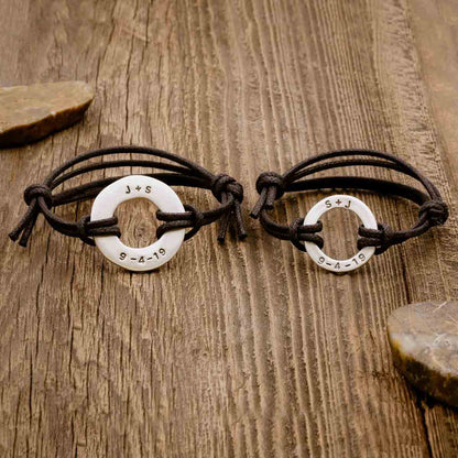 Lasting Bond Bracelet Set (Black)