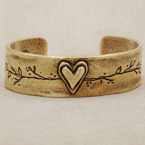 Let Love Grow Cuff (Gold Plated)