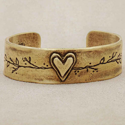 Let Love Grow Cuff (Gold Plated)