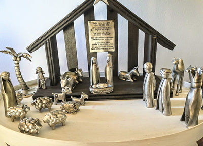 Angel with Harp Nativity Figurine customer photo