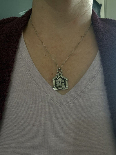 A Savior is Born Nativity Necklace customer photo
