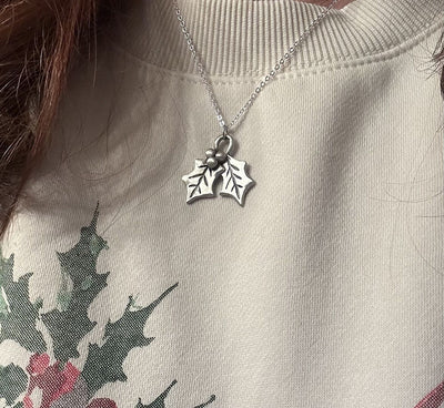 Boughs Of Holly Necklace customer photo