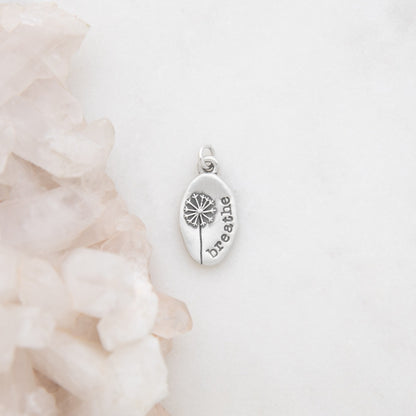 Dandelion Charm (Sterling Silver)