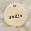 Beloved Name Charm (14K Solid Gold)