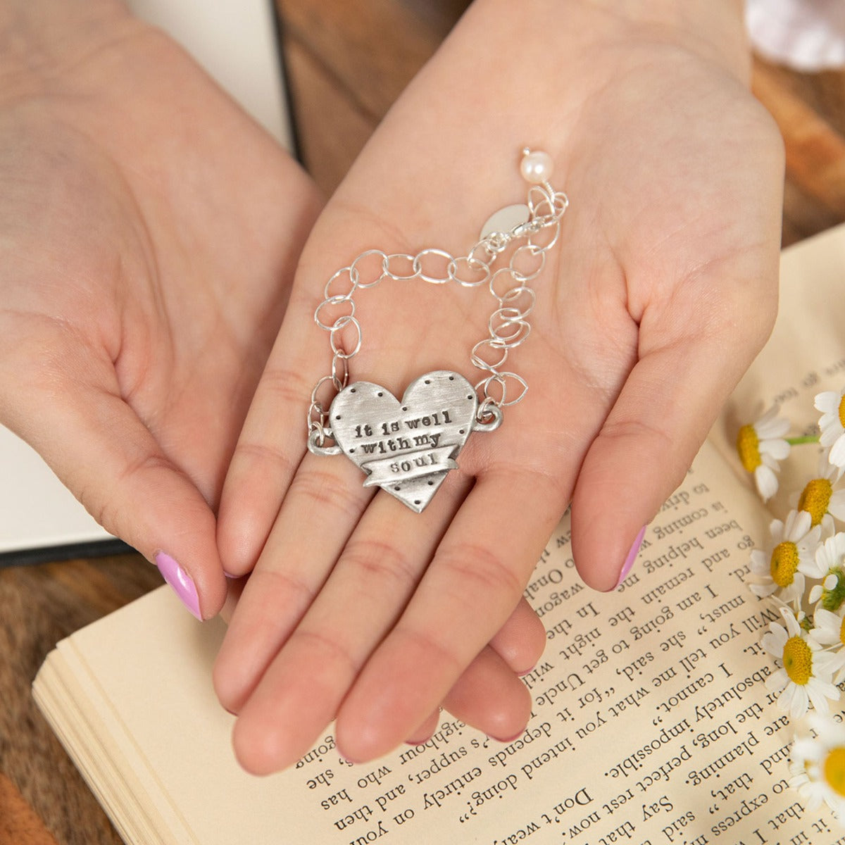 Well with My Soul Bracelet (Pewter)