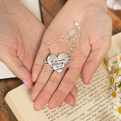 Well with My Soul Bracelet (Pewter)