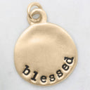 Round Tag (10K Solid Gold)