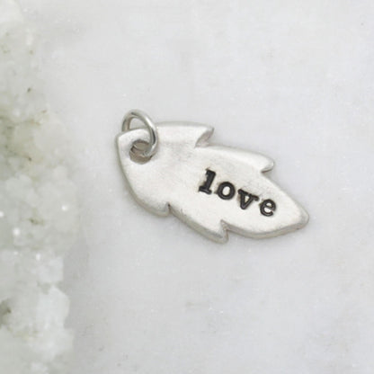 Feather Tag (Sterling Silver)