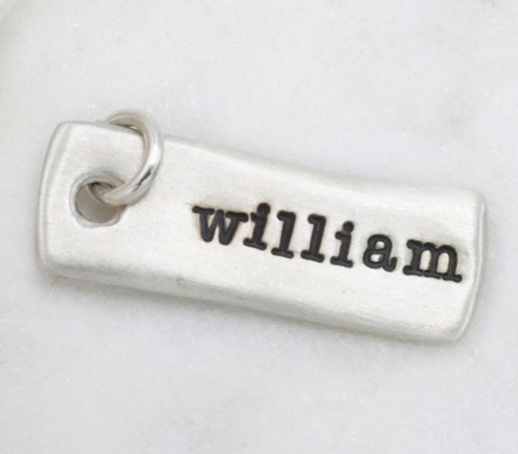 Skinny Wavy Tag (Sterling Silver) - Lisa Leonard Designs