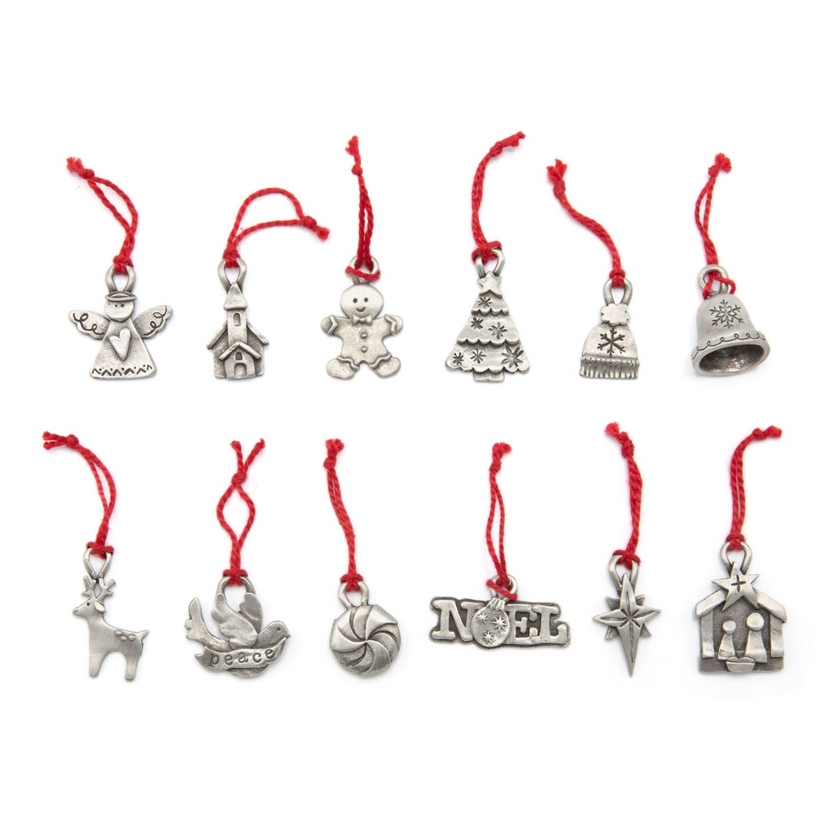 Our Christmas Tradition Advent Ornament Set (Pewter)