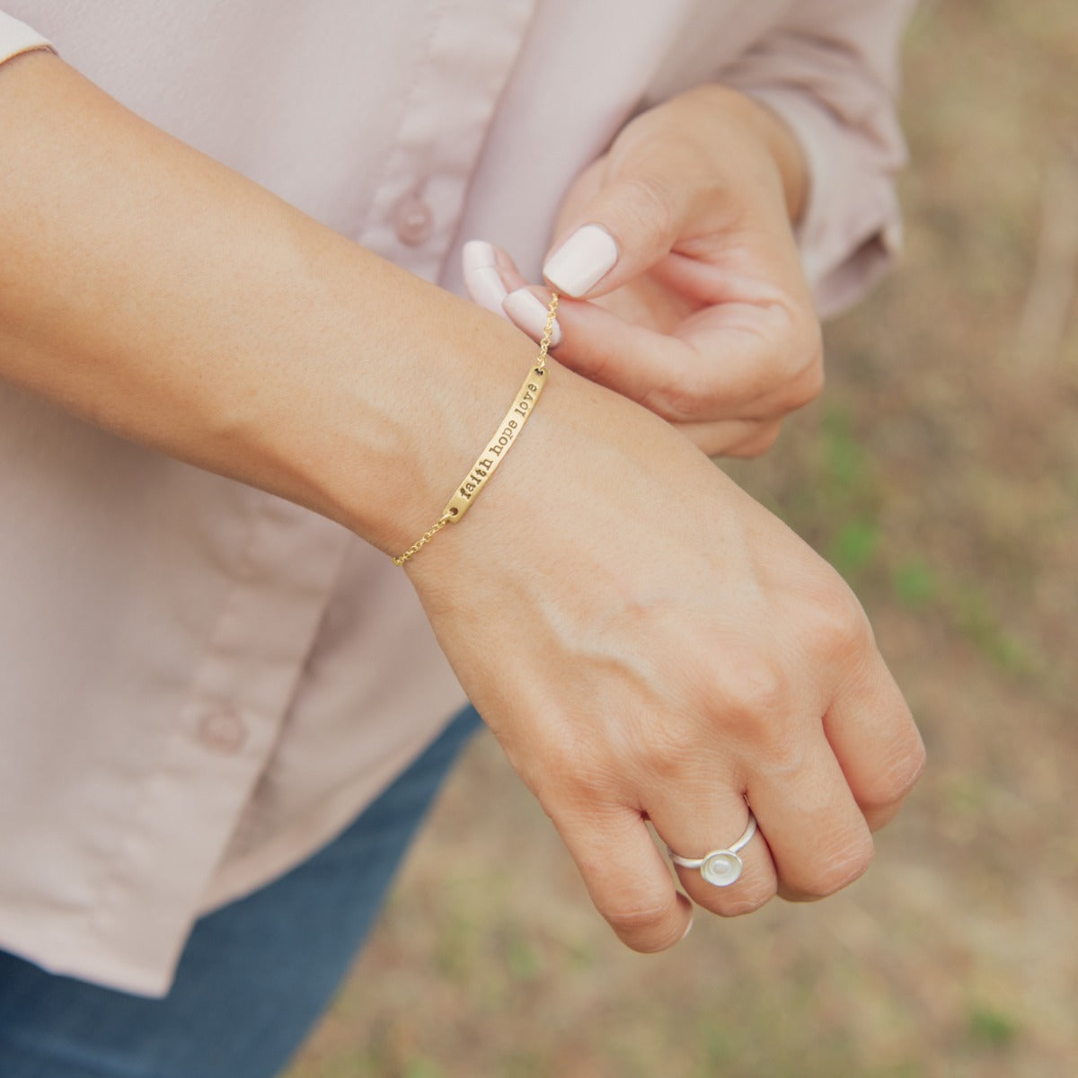 Carry My Heart Bracelet (14K Solid Gold)