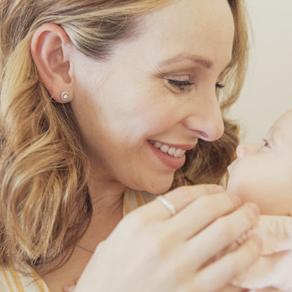 Sunburst Stud Earrings (Sterling Silver)