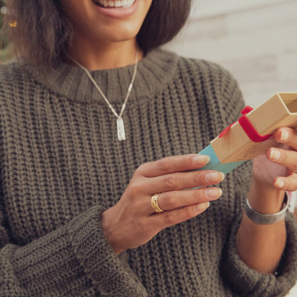 Geometric Stacking Ring (Yellow Gold Plated)