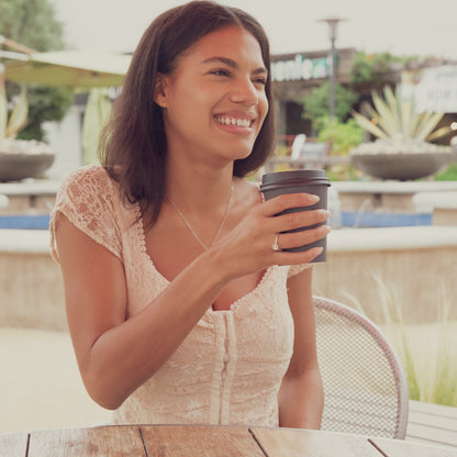 Nesting Freshwater Small Pearl Ring (Sterling Silver)