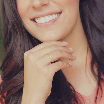 Classic Stacking Ring (10K Solid Gold)