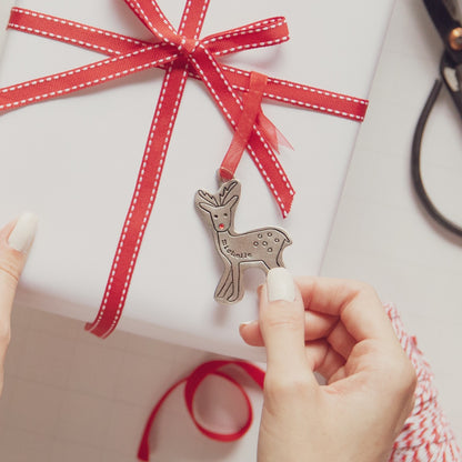 My Reindeer Ornament (Pewter)