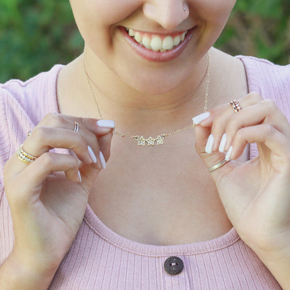 Your Spark Necklace (14K Solid Gold)