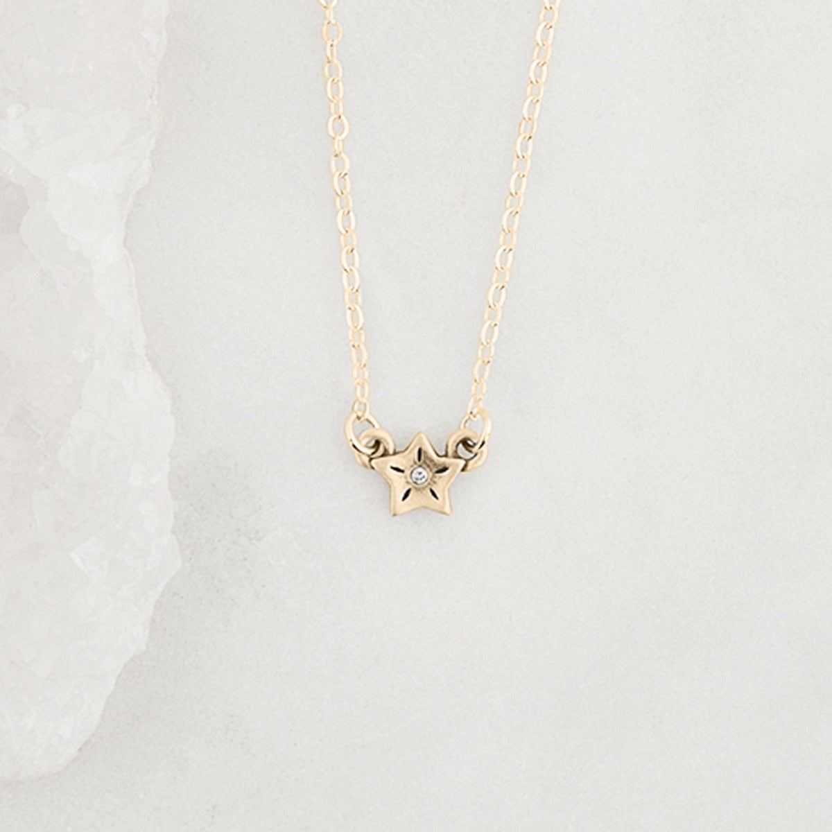 Your Spark Necklace (10K Solid Gold)