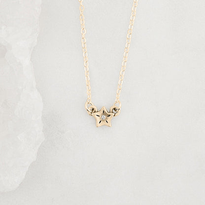 Your Spark Necklace (10K Solid Gold)