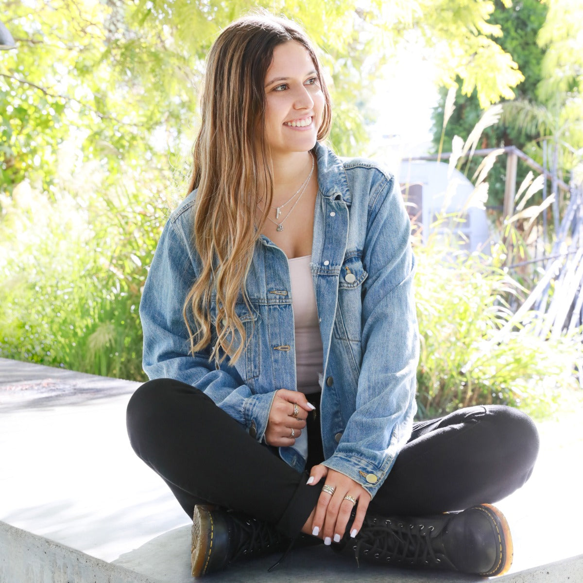 Word of the Year Necklace - 2 Sides (Sterling Silver)