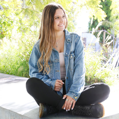 Word of the Year Necklace - 2 Sides (Sterling Silver)