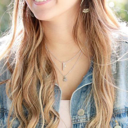 Word of the Year Necklace - 2 Sides (Sterling Silver)