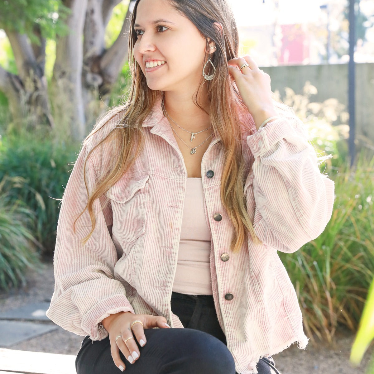 Word of the Year Necklace - 1 Side (Sterling Silver)