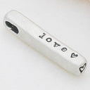 Word of the Year Charm - 1 Side (Sterling Silver)