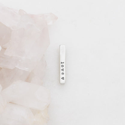 Word of the Year Charm - 1 Side (Sterling Silver)