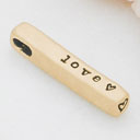 Word of the Year Charm - 2 Sides (14K Solid Gold)