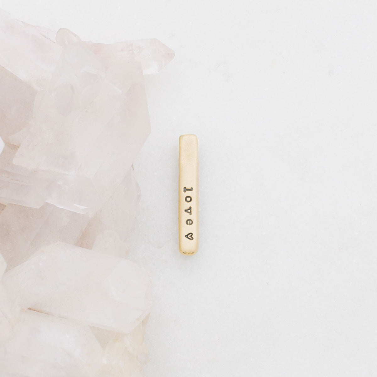 Word of the Year Charm - 2 Sides (14K Solid Gold)