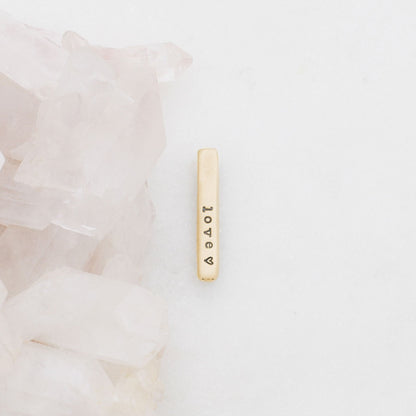 Word of the Year Charm - 2 Sides (14K Solid Gold)