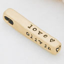 Word of the Year Charm - 4 Sides (14K Solid Gold)