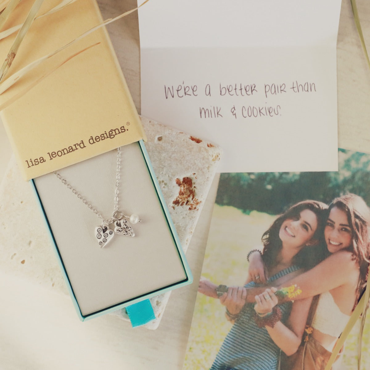 Light + Bright Hearts Necklace (Sterling Silver)