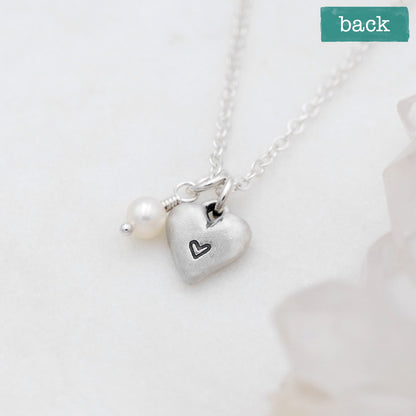 Light + Bright Hearts Necklace (Sterling Silver)
