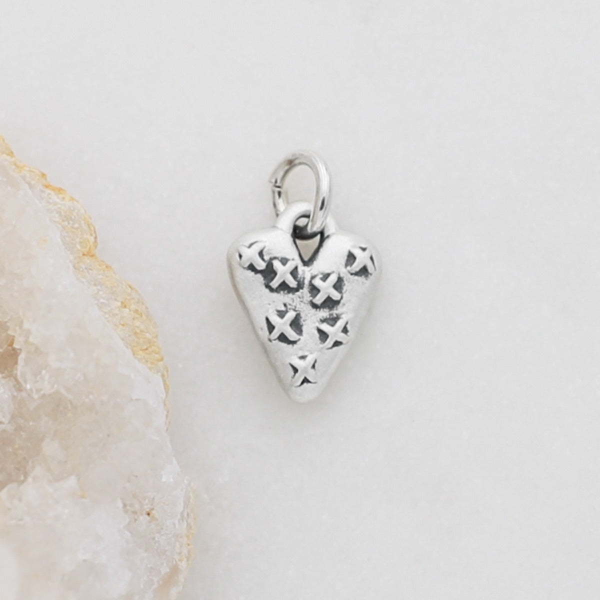 Kisses Heart Charm (Sterling Silver) - Lisa Leonard Designs