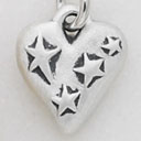 Starry Heart Charm (Sterling Silver) - Lisa Leonard Designs