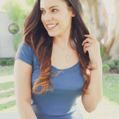 What Matters Most Necklace - 1 Side (Sterling Silver)