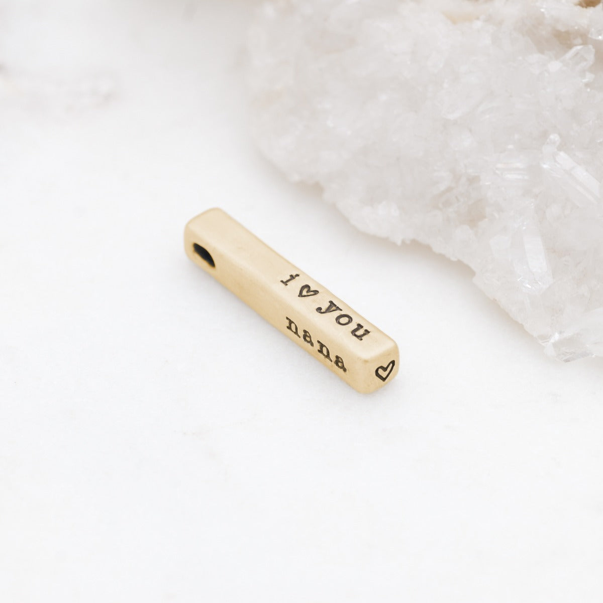 What Matters Most Charm - 3 Sides (10K Solid Gold)