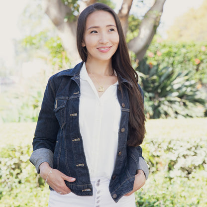 Be You Wildflowers Necklace (10K Solid Gold)