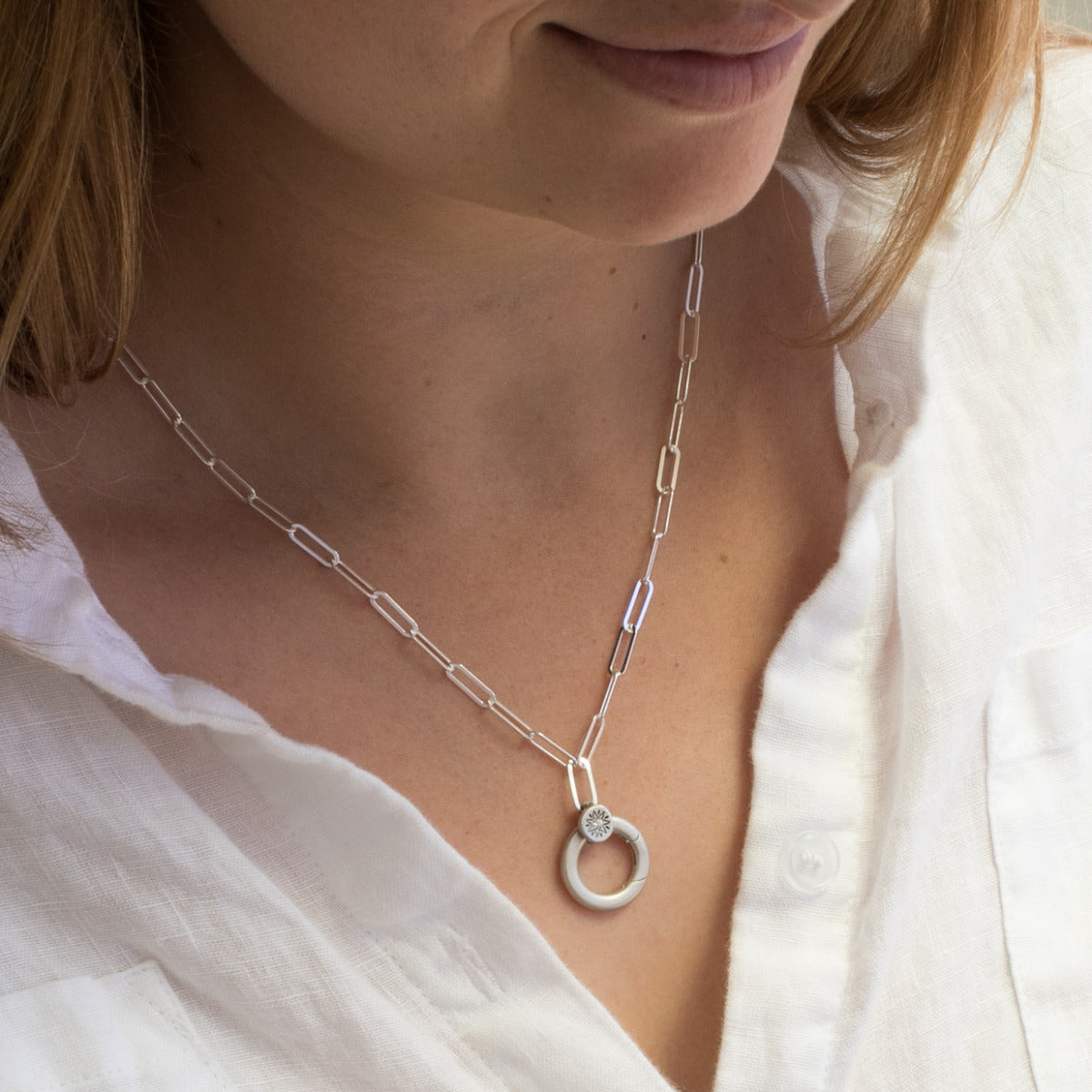 Sunburst Buildable Charm Necklace (Sterling Silver) - Lisa Leonard Designs