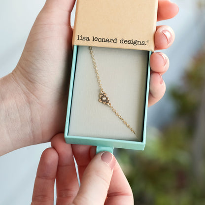 Birthstone Bloom Bracelet (10K Solid Gold)