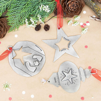 Nativity Ornament (Pewter)