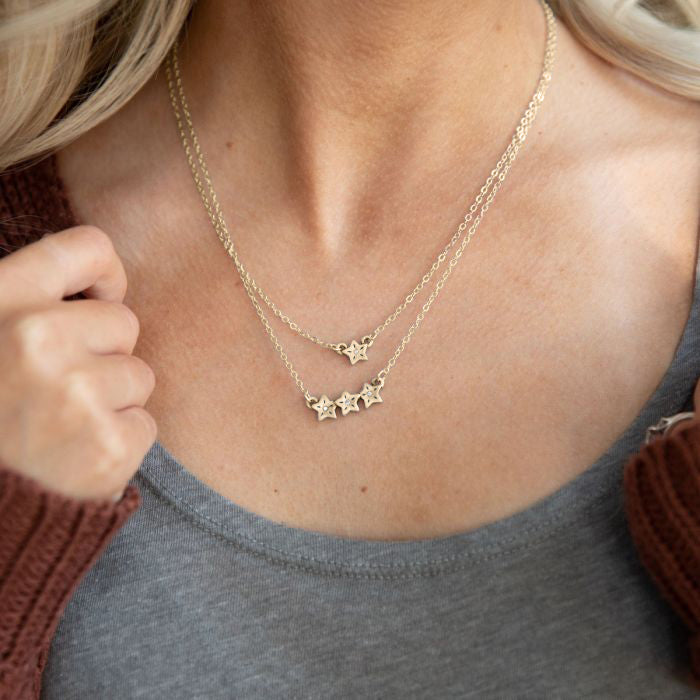 Your Spark Necklace (14K Solid Gold)