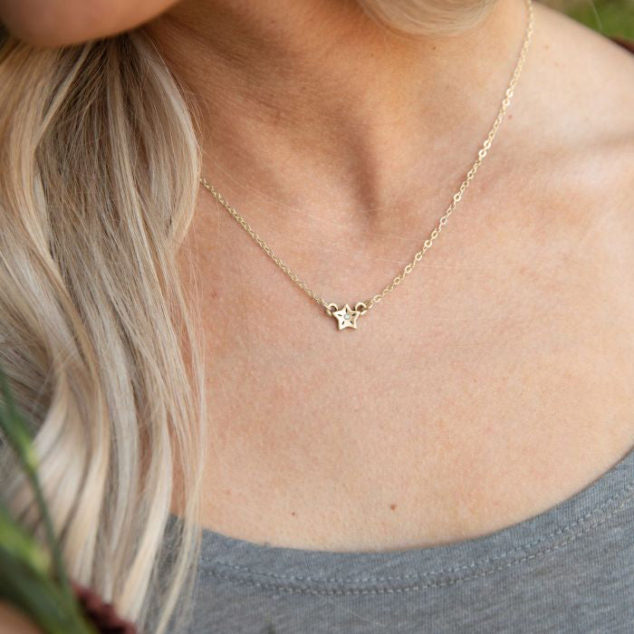 Your Spark Necklace (10K Solid Gold)